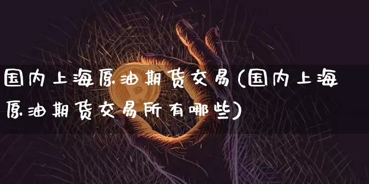 国内上海原油期货交易(国内上海原油期货交易所有哪些)_https://m.zghnxxa.com_恒指期货_第1张