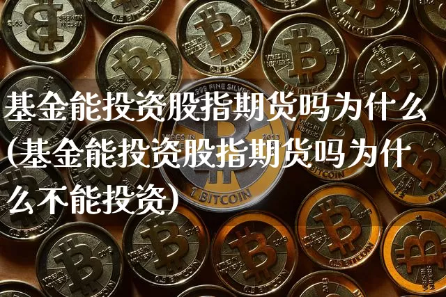 基金能投资股指期货吗为什么(基金能投资股指期货吗为什么不能投资)_https://m.zghnxxa.com_恒指期货_第1张