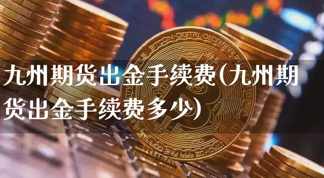 九州期货出金手续费(九州期货出金手续费多少)_https://m.zghnxxa.com_股指期货_第1张