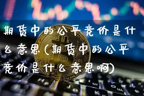 期货中的公平竞价是什么意思(期货中的公平竞价是什么意思啊)_https://m.zghnxxa.com_恒指期货_第1张
