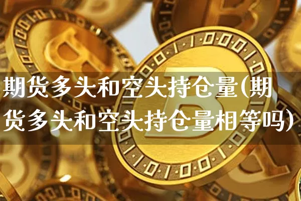 期货多头和空头持仓量(期货多头和空头持仓量相等吗)_https://m.zghnxxa.com_天然气期货_第1张