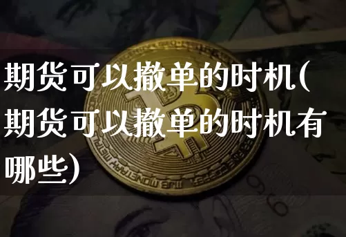 期货可以撤单的时机(期货可以撤单的时机有哪些)_https://m.zghnxxa.com_黄金直播_第1张