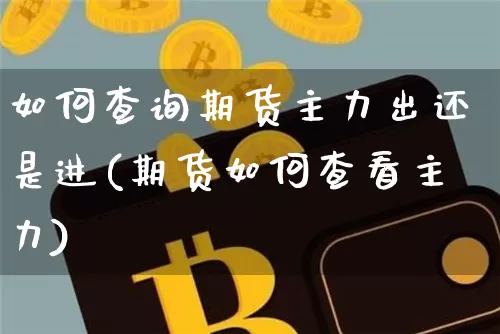 如何查询期货主力出还是进(期货如何查看主力)_https://m.zghnxxa.com_纳指期货_第1张