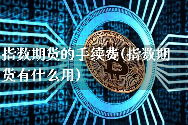 指数期货的手续费(指数期货有什么用)_https://m.zghnxxa.com_黄金直播_第1张