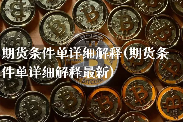 期货条件单详细解释(期货条件单详细解释最新)_https://m.zghnxxa.com_恒指期货_第1张