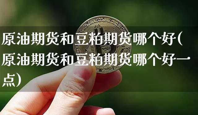 原油期货和豆粕期货哪个好(原油期货和豆粕期货哪个好一点)_https://m.zghnxxa.com_原油直播_第1张