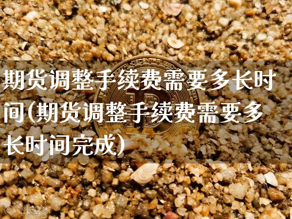 期货调整手续费需要多长时间(期货调整手续费需要多长时间完成)_https://m.zghnxxa.com_恒指期货_第1张