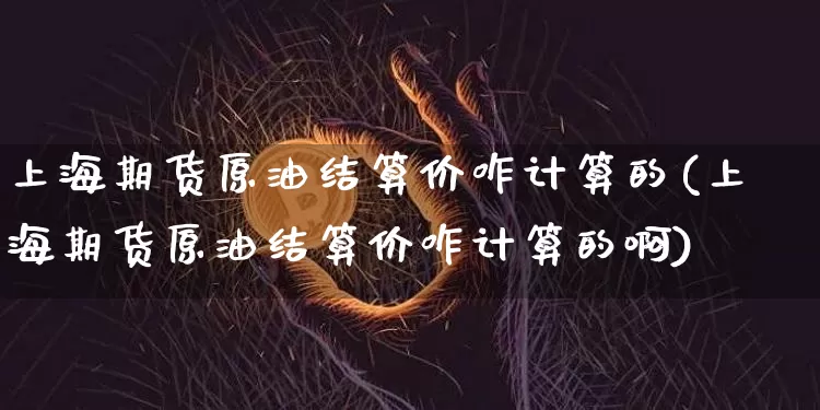 上海期货原油结算价咋计算的(上海期货原油结算价咋计算的啊)_https://m.zghnxxa.com_纳指期货_第1张