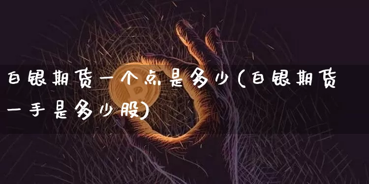 白银期货一个点是多少(白银期货一手是多少股)_https://m.zghnxxa.com_原油直播_第1张