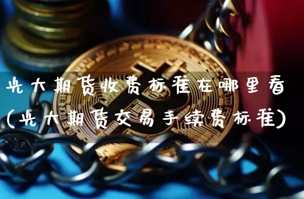 光大期货收费标准在哪里看(光大期货交易手续费标准)_https://m.zghnxxa.com_黄金直播_第1张