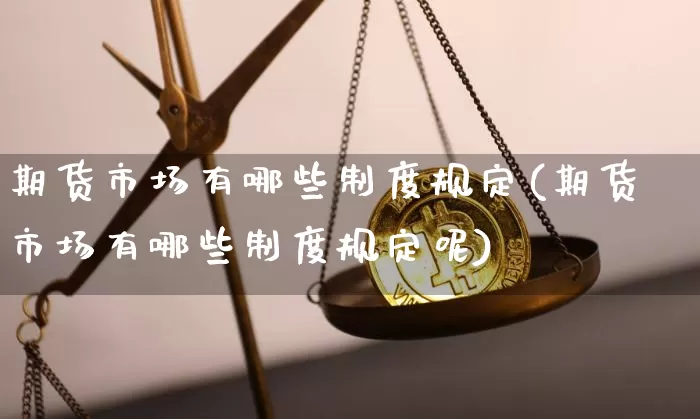 期货市场有哪些制度规定(期货市场有哪些制度规定呢)_https://m.zghnxxa.com_纳指期货_第1张