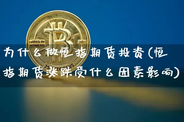 为什么做恒指期货投资(恒指期货涨跌受什么因素影响)_https://m.zghnxxa.com_恒指期货_第1张