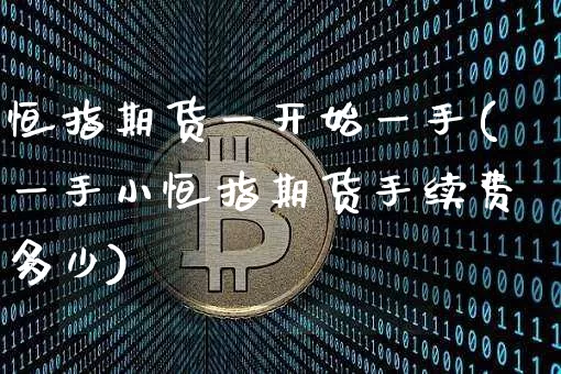 恒指期货一开始一手(一手小恒指期货手续费多少)_https://m.zghnxxa.com_原油直播_第1张