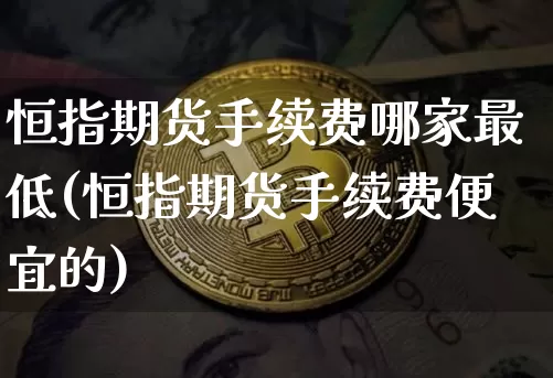 恒指期货手续费哪家最低(恒指期货手续费便宜的)_https://m.zghnxxa.com_期货资讯_第1张