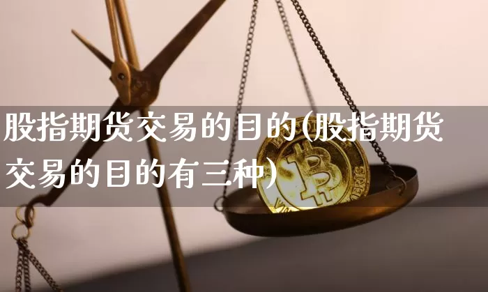 股指期货交易的目的(股指期货交易的目的有三种)_https://m.zghnxxa.com_期货资讯_第1张