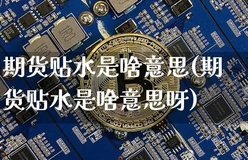 期货贴水是啥意思(期货贴水是啥意思呀)_https://m.zghnxxa.com_黄金直播_第1张