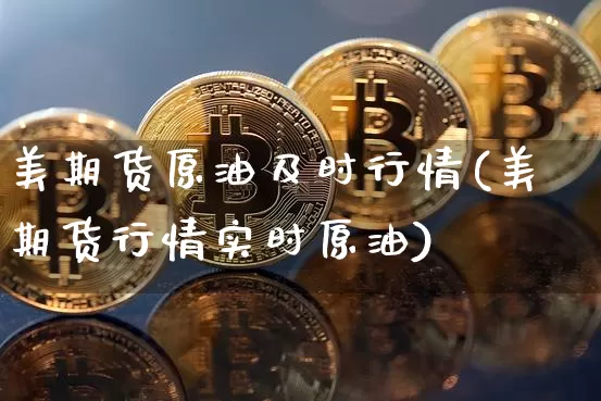 美期货原油及时行情(美期货行情实时原油)_https://m.zghnxxa.com_股指期货_第1张