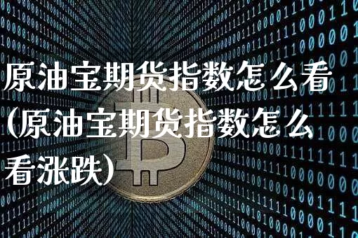 原油宝期货指数怎么看(原油宝期货指数怎么看涨跌)_https://m.zghnxxa.com_恒指期货_第1张