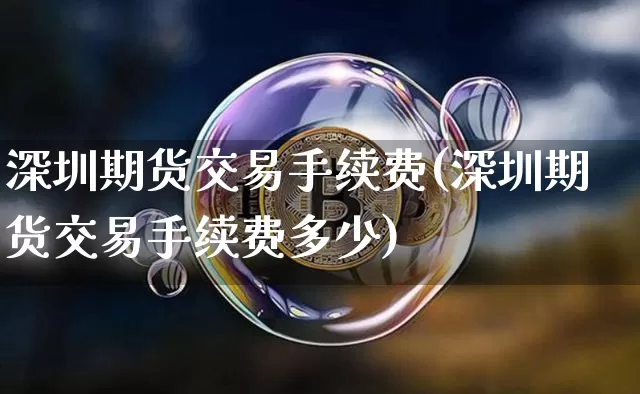 深圳期货交易手续费(深圳期货交易手续费多少)_https://m.zghnxxa.com_天然气期货_第1张