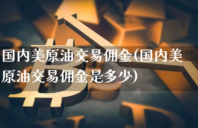 国内美原油交易佣金(国内美原油交易佣金是多少)_https://m.zghnxxa.com_纳指期货_第1张