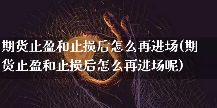 期货止盈和止损后怎么再进场(期货止盈和止损后怎么再进场呢)_https://m.zghnxxa.com_天然气期货_第1张
