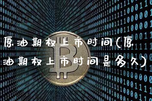 原油期权上市时间(原油期权上市时间是多久)_https://m.zghnxxa.com_天然气期货_第1张