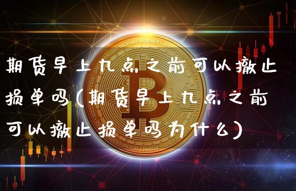 期货早上九点之前可以撤止损单吗(期货早上九点之前可以撤止损单吗为什么)_https://m.zghnxxa.com_纳指期货_第1张
