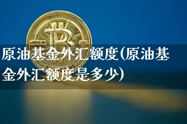 原油基金外汇额度(原油基金外汇额度是多少)_https://m.zghnxxa.com_天然气期货_第1张