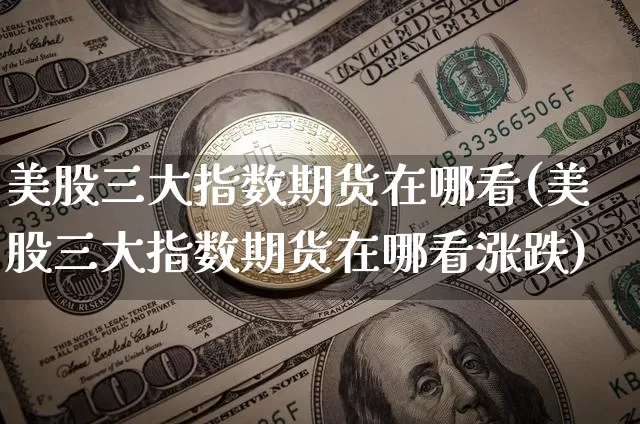 美股三大指数期货在哪看(美股三大指数期货在哪看涨跌)_https://m.zghnxxa.com_天然气期货_第1张