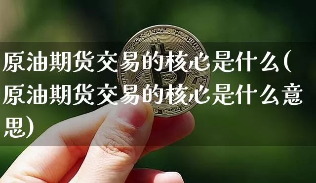 原油期货交易的核心是什么(原油期货交易的核心是什么意思)_https://m.zghnxxa.com_原油直播_第1张