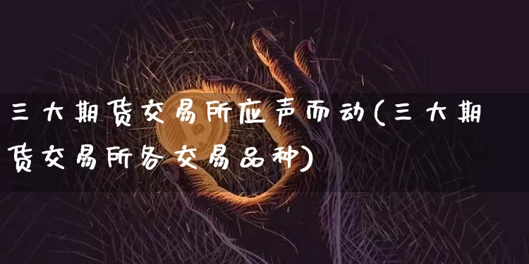 三大期货交易所应声而动(三大期货交易所各交易品种)_https://m.zghnxxa.com_恒指期货_第1张