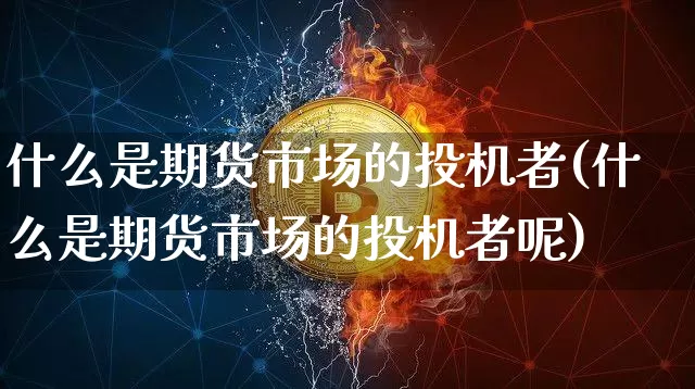 什么是期货市场的投机者(什么是期货市场的投机者呢)_https://m.zghnxxa.com_纳指期货_第1张
